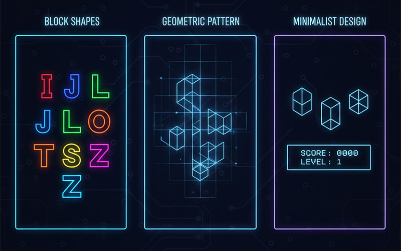 Tetris Tasarım Görseli