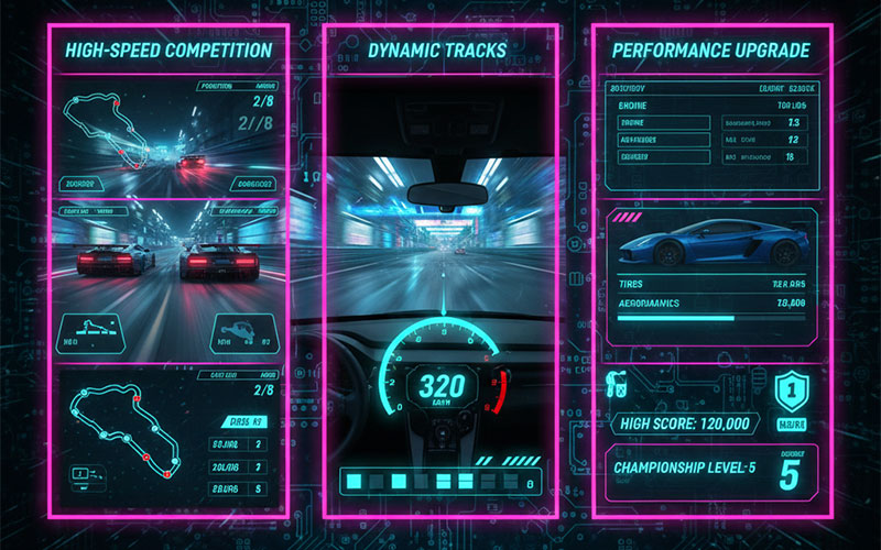 Yarış Oyunu Görseli